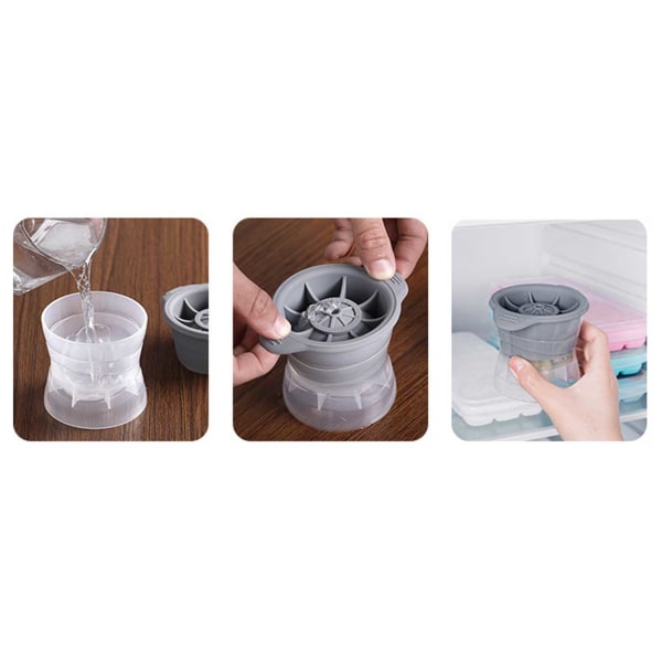 2-pack isform store isballer rundt isbiter isbit form kuler gjennomsiktig