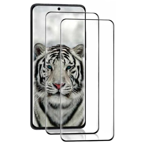 2-Pack Samsung Galaxy S24 Plus Skærmbeskytter Hærdet Glas 9H 3D sort