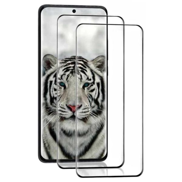 2-Pack Samsung Galaxy S24 Plus Skärmskydd Härdat Glas 9H 3D svart