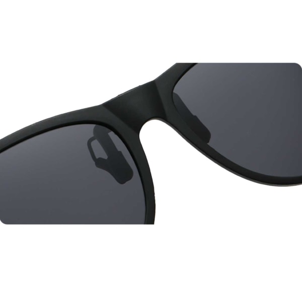 Polarisert Wayfarer Clip On Solbriller Flip Up Black svart