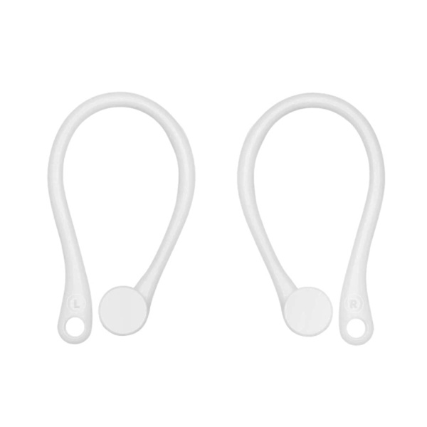AirPods Hooks øreroker silikon ørehooks hvite hvit