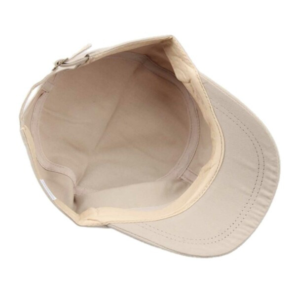 Beige Militärkeps Armykeps - Platt Armé Keps beige one size