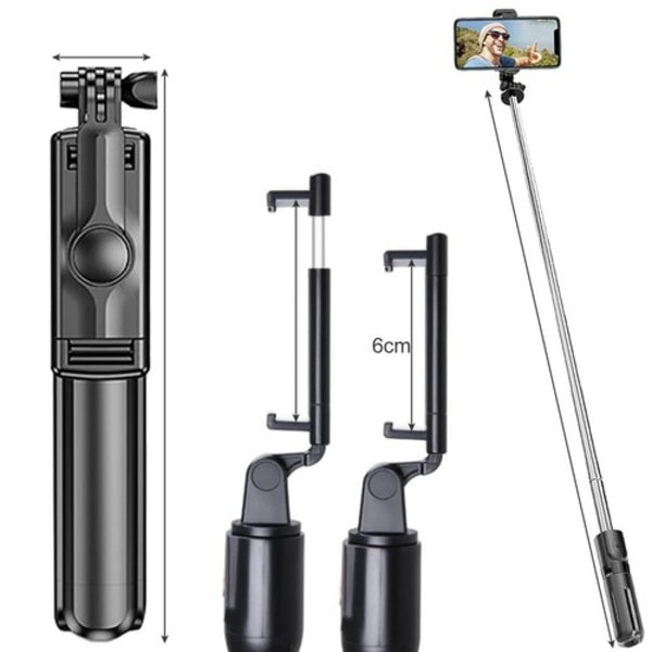 Selfie-Stick 2-in-1 -mobiiliteline kaukosäätimellä