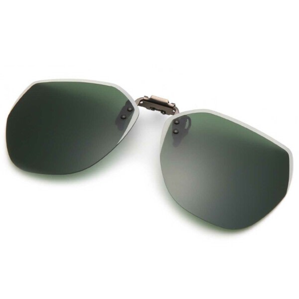 Metalklip -på solbriller til briller - grøn grøn