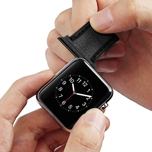 Apple Watch Adapter Connector 22mm Watch Armbånd Black 42/44/45 sort