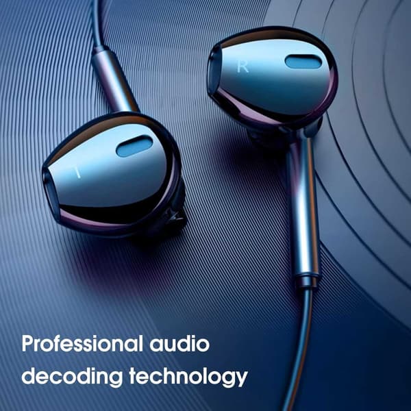 Universal USB-C hodetelefoner med kabel DAC svart svart