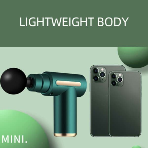 Mini -hierontapistooli USB -c Ultratable - 1 pään musta musta