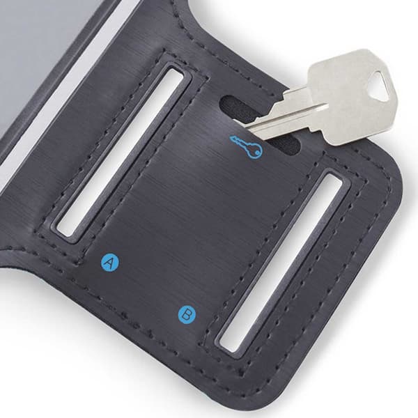 Universal 6.8 "urheilun rannekorun rannekoru matkapuhelimelle musta one size
