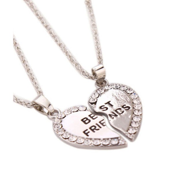 Ystävyyssalit ystäville Best Friends Silver Strass hopea