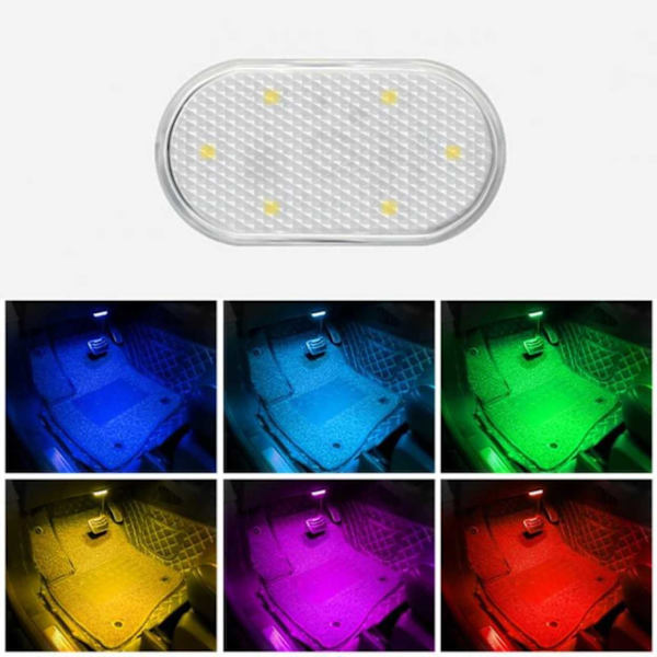 Langaton LED -lamppu - Auton valaistus - oven, jalkatilan, matkatavaroiden tilaa varten monivärinen