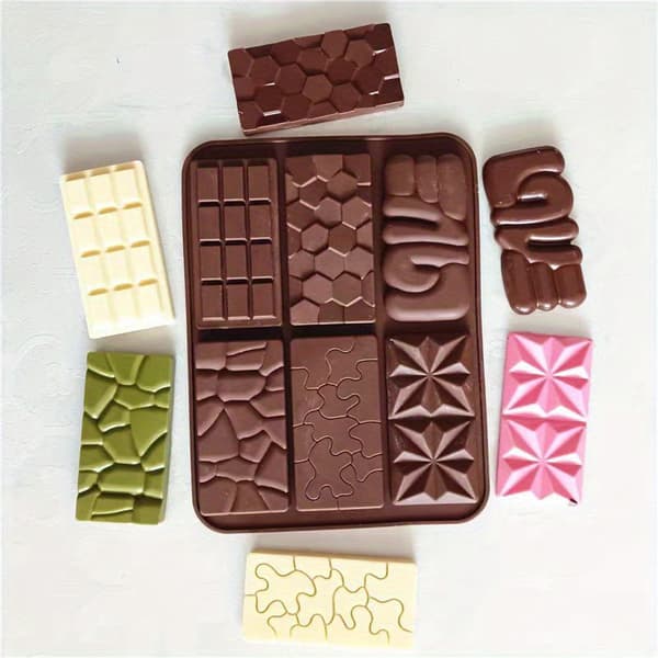 Silikon Bakform 6 Chokladkakor
