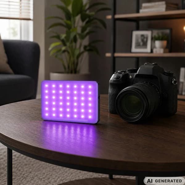 Mini RGB-W LED Video Lys 138 LED 2700-6500K til Foto