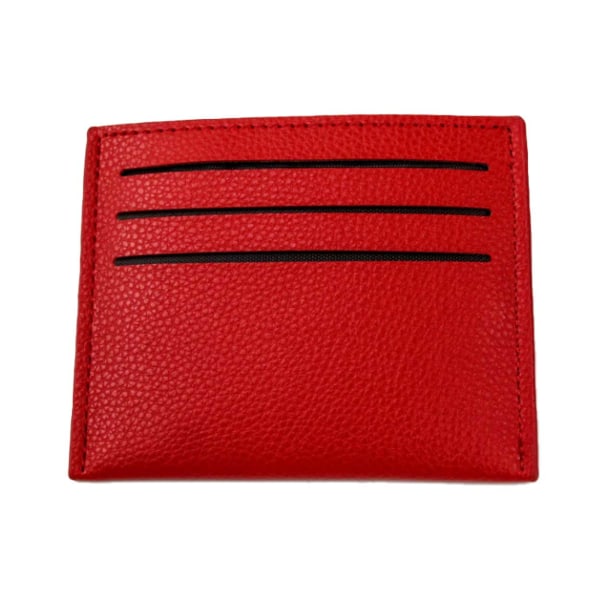 Punaisen kortin haltija 7 lompakko -luottokortin haltija nahka punainen