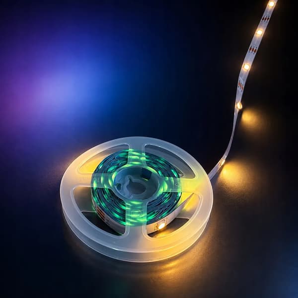 Neon LED Strip RGB 5m Bluetoothilla, sovelluksella ja kaukosäätimellä