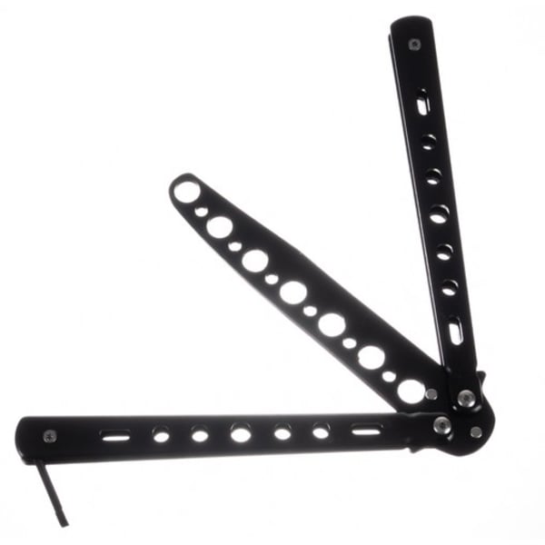 Butterfly Training Knife | Ei terävä veitsi | Musta musta