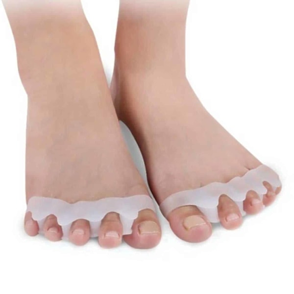 Hallux Valgus Tåspridare - Separerar Tårna - Stöd beige