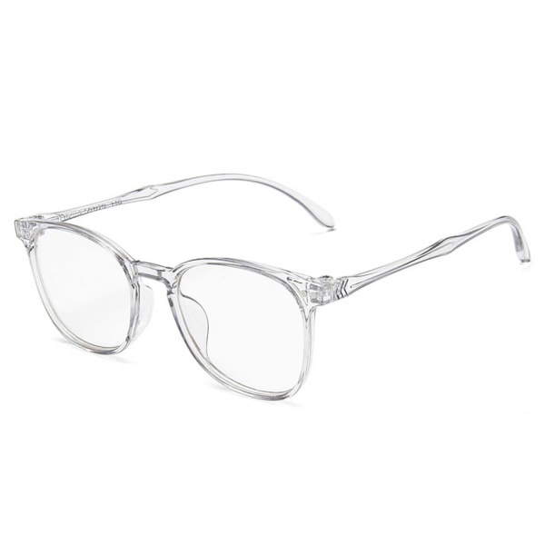Gennemsigtige moderne briller klart glas uden styrke klart glas gennemsigtig