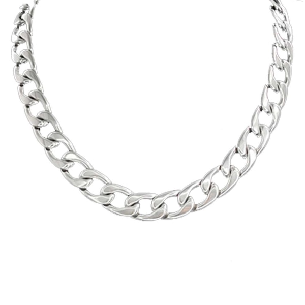 Sølvkæde halskæde halskæde kæde link sølv 13.5mm sølv