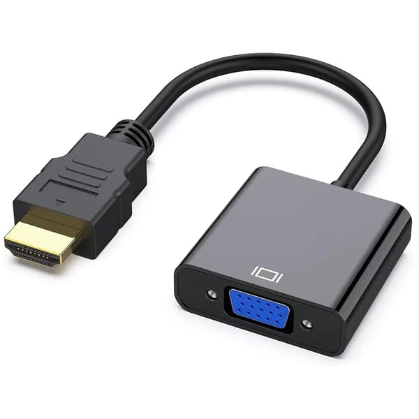 HDMI till VGA Adapter Svart Svart