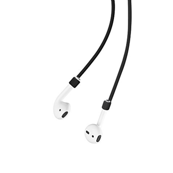 Black Apple AirPods 1/2 / Pro Strap Neckline String Hang Around Neck sort
