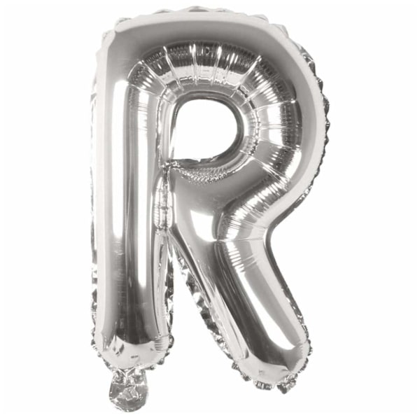 Brev ballong sølv 80 cm stor R