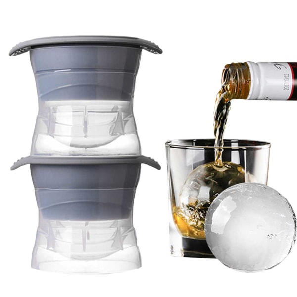 2-pack isform store isballer rundt isbiter isbit form kuler gjennomsiktig