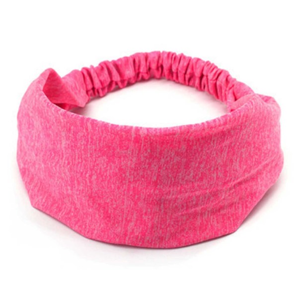Yoga Headband Hair Band til Sports Training Pink pink