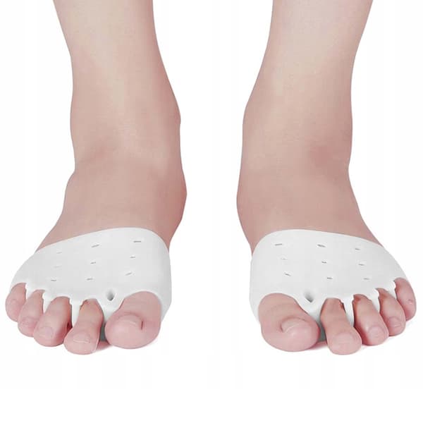 2-Pack Gel Toe Spreader | Hallux Valgus tåseparator hvit