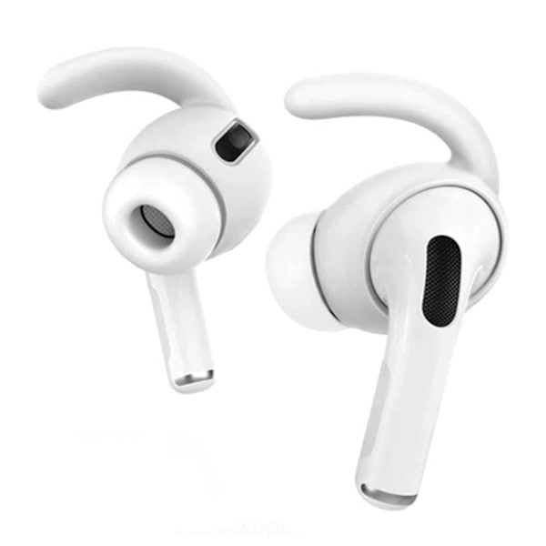 AirPods Pro Ear Hooks - Silikon ørehooks hvite hvit