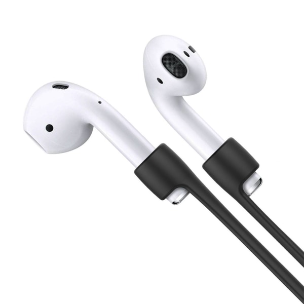 Black Apple AirPods 1/2 / Pro Strap Neckline String Hang Around Neck sort