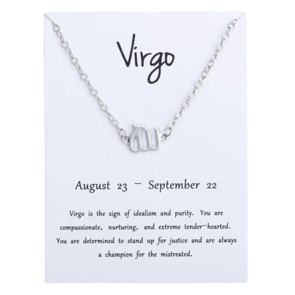 Gave armbånd stjerne tegn virgo virgo armbånd sølv sølv