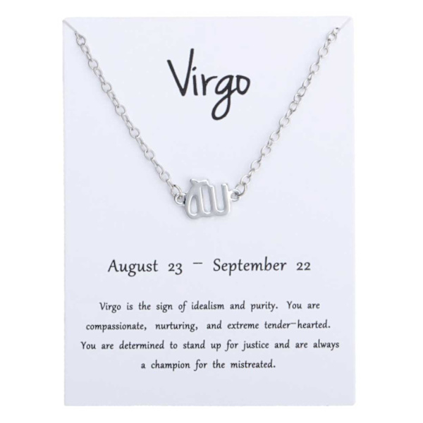 Gåvoarmband Stjärntecken Jungfrun Virgo Armband Silver silver
