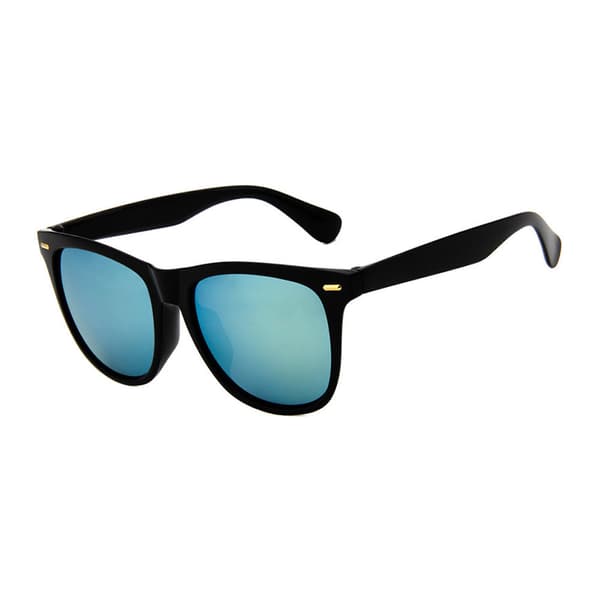 Musta aurinkolasit Big Wayfarer Gold Mirror Glass musta