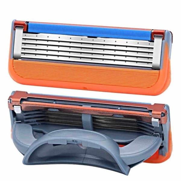 8-pak barberblade kompatible med Fusion 5 barberhoveder