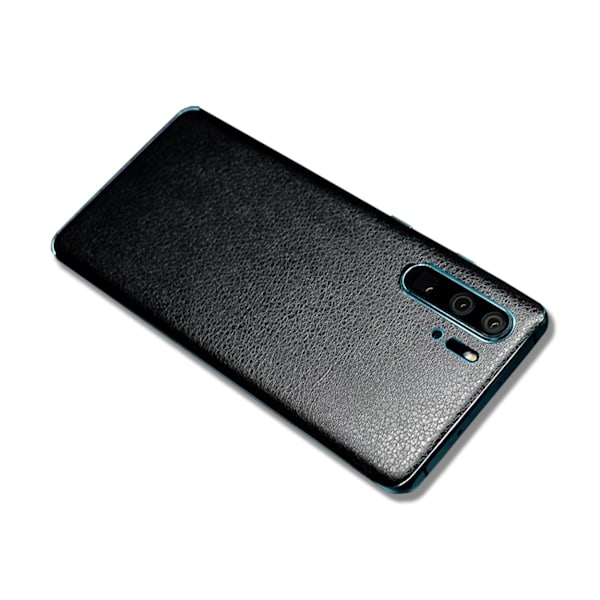 Huawei P30 Pro -nahka nahka vinyyli ihon kääre tarra suojakalvo musta
