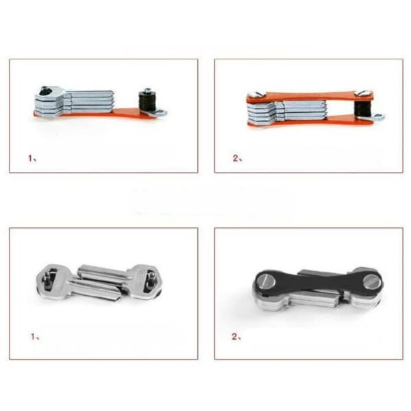 Key Organizer Nyckelhållare Nyckelring Svart svart
