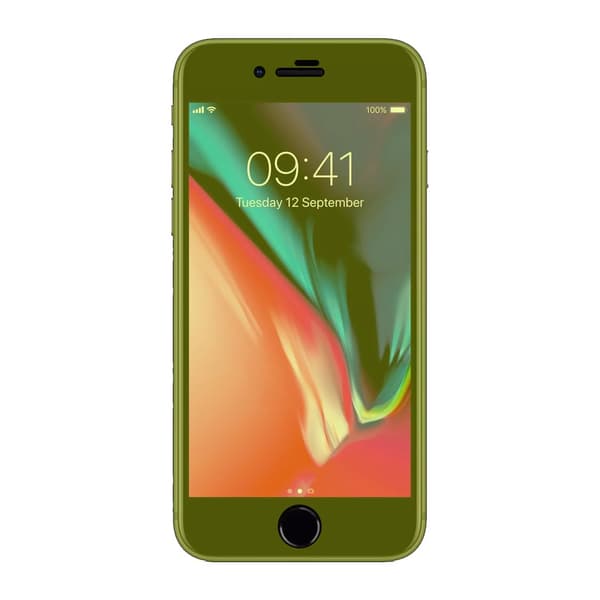 Full iPhone 8 Skjermbeskytter NanoEdge gjennomsiktig
