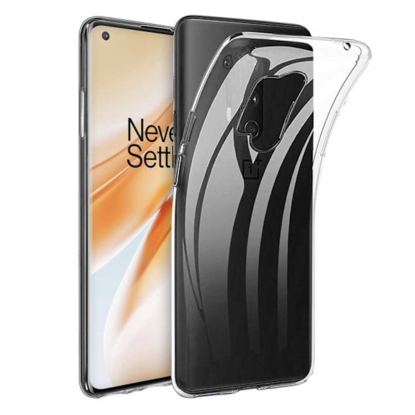 Tynd gennemskinnelig mobil shell oneplus 8 pro gennemsigtig gennemsigtig