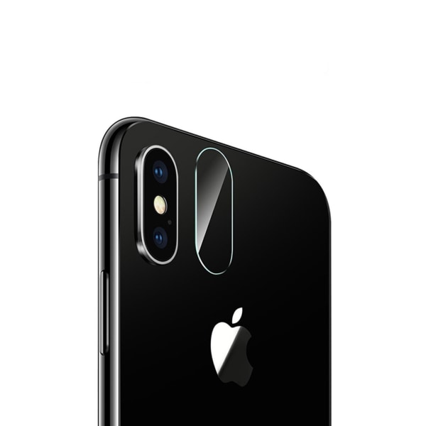 2-Pack iPhone X Skydd för Kamera Linsskydd Kameralins transparent