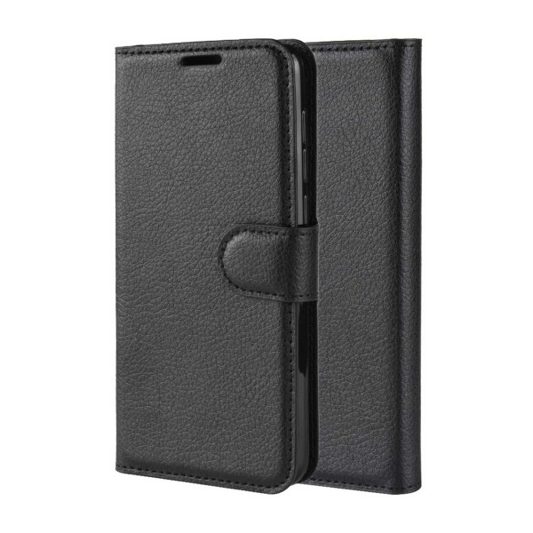 Huawei P20 Pro Wallet Case Black Læder Læder Taske sort