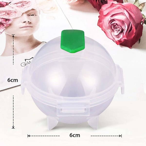 4st Runda Isformar för Isbollar 5cm transparent