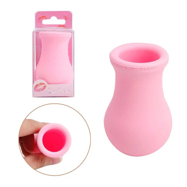 Läppförstorare - Lip Pump Naturlig Läppförstoring Vakuum Lip rosa