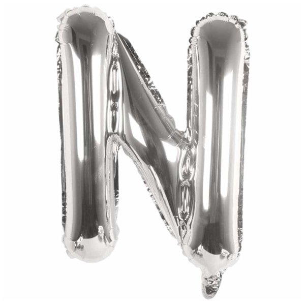 Brev ballong sølv 80 cm stor N
