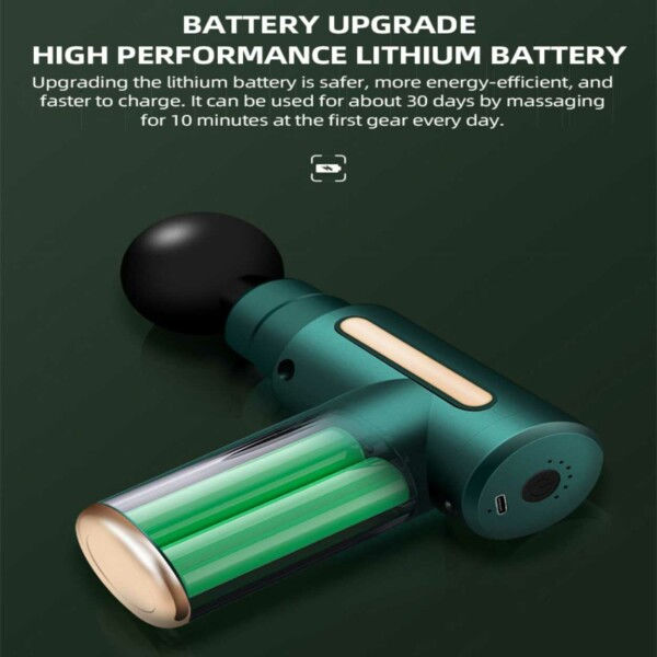 Mini -hierontapistooli USB -c Ultratable - 1 pään musta musta