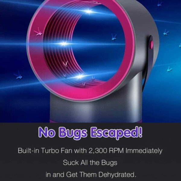 Myggfangere UV Mosquito Killer Insect Killer USB grå