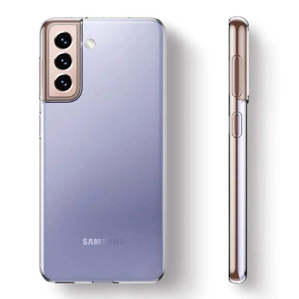 Ohut läpikuultava mobiili kuori Galaxy S21 plus läpinäkyvä läpinäkyvä