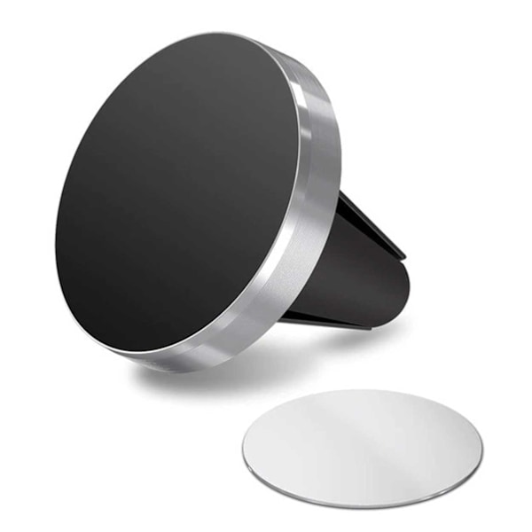Magneetti Mobile Holder Auton tuuletusgrilleri -autopidike hopealle hopea