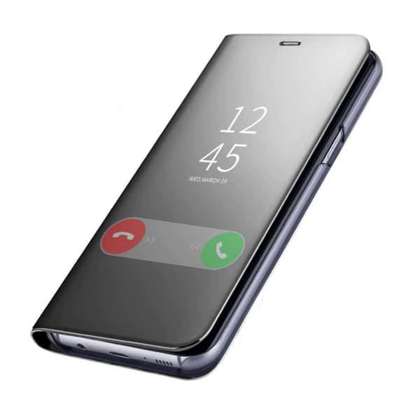Samsung Galaxy S20 Case Clear View med berøringsfunksjon svart