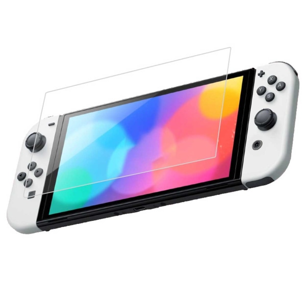 2-Pack Nintendo Switch OLED -näytönsuoja-näyttöelokuva läpinäkyvä