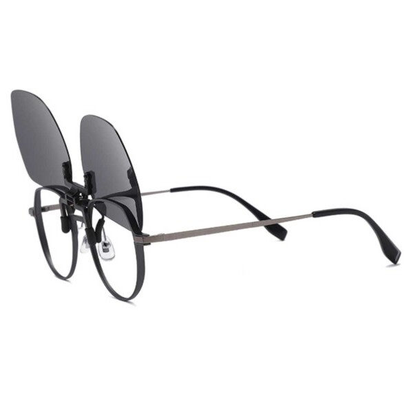 Clip -on -aurinkolasit lasille - Nightvision keltainen keltainen
